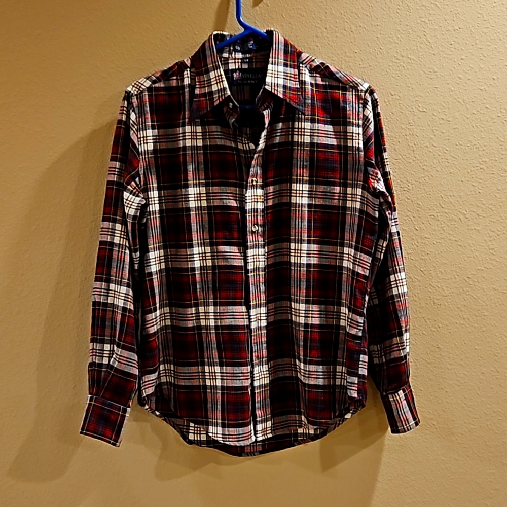 Boys Gant Wool Blend shirt